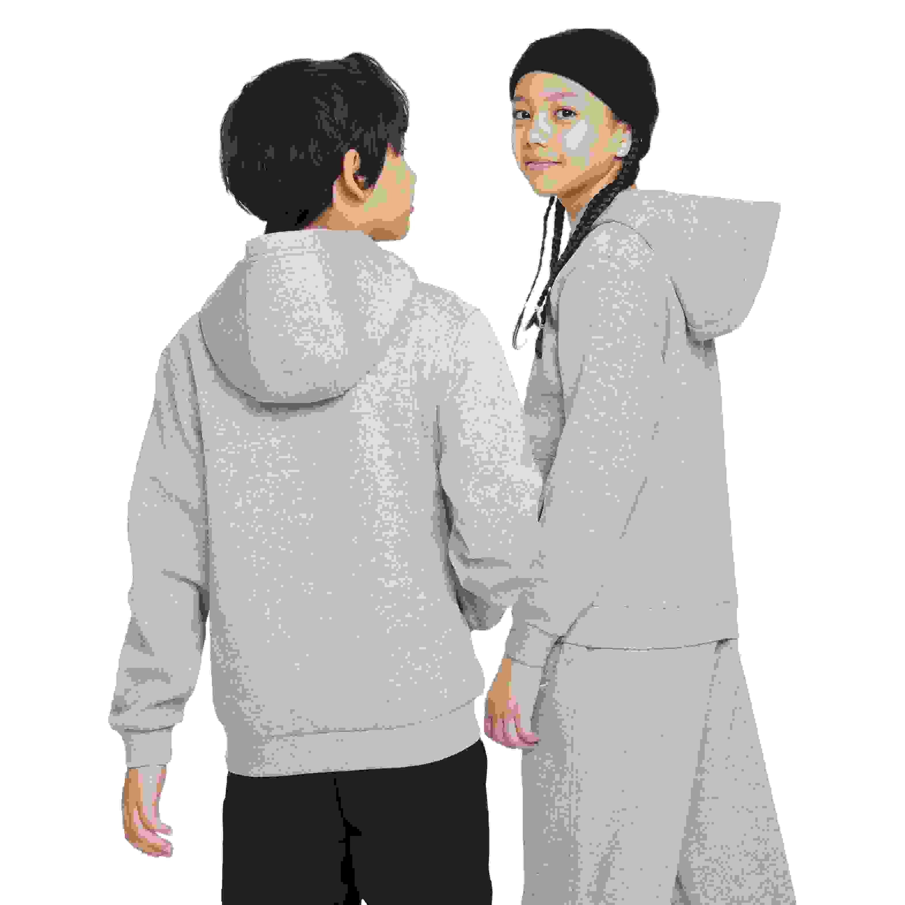 Nike Sportswear Club Fleece LBR Big Kids' Grey Hoodie